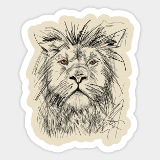 the big cat Sticker